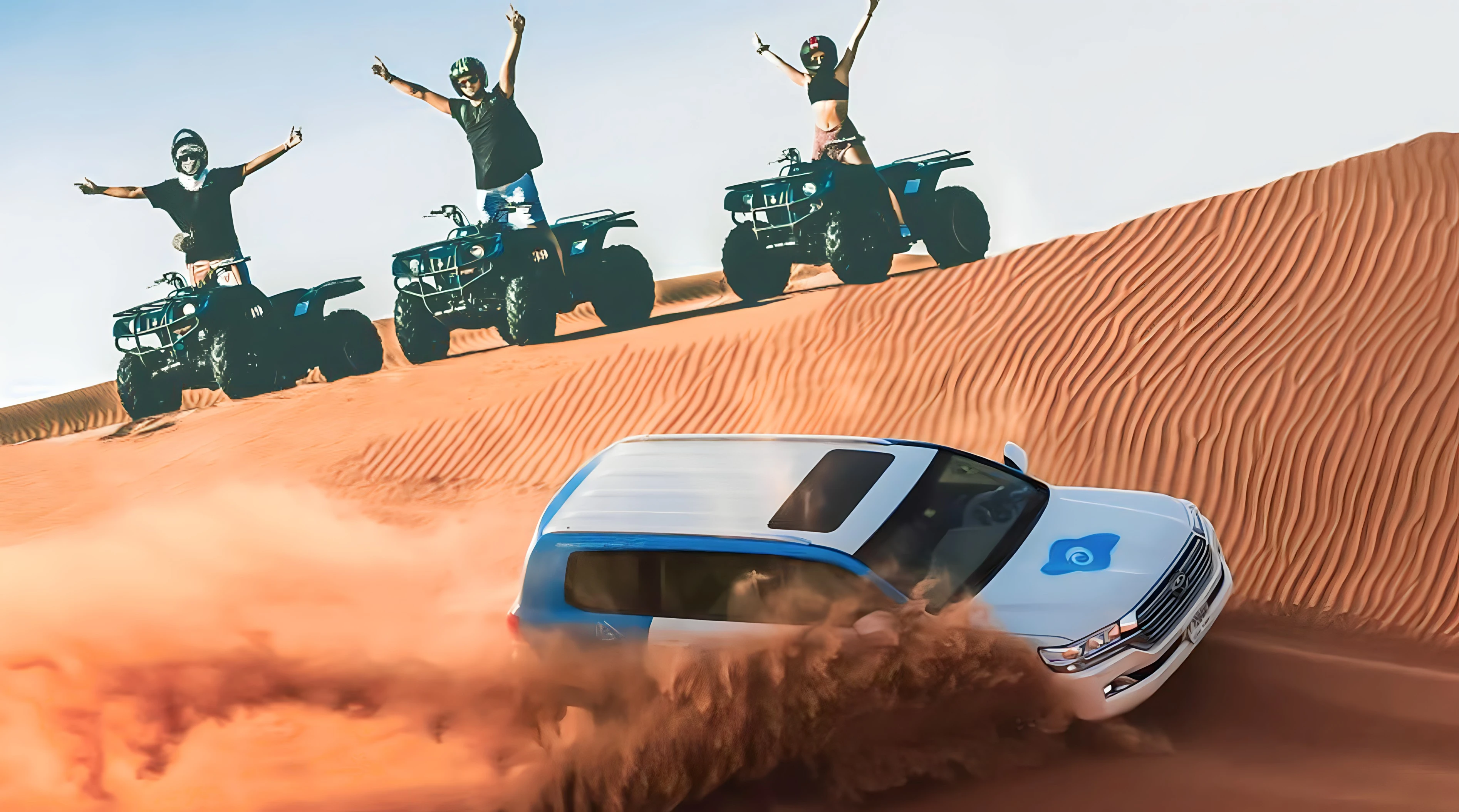 Safari Magique dans le Désert de Dubaï avec Aventures en Quad et Chameau